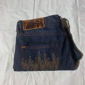 The hundreds blue denim jeans sold sold sold